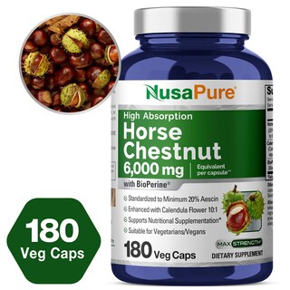 Foto 4 | Foto 4 | Suplemento De Extracto De Castaño De Indias Nusapure 300 Mg X 180 Cápsulas - Venta Internacional.
