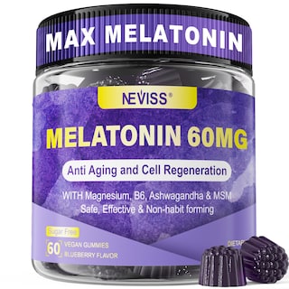 Foto 1 | Foto 1 | Suplemento De Gomitas De Melatonina Neviss De 60 Mg Para Más De 50 Adultos, 60 Unidades - Venta Internacional.