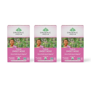 Foto 1 | Foto 1 | Té De Hierbas Organic India Tulsi Sweet Rose, 18 Bolsas, Paquete De 3 - Venta Internacional.