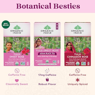 Foto 6 | Foto 6 | Té De Hierbas Organic India Tulsi Sweet Rose, 18 Bolsas, Paquete De 3 - Venta Internacional.