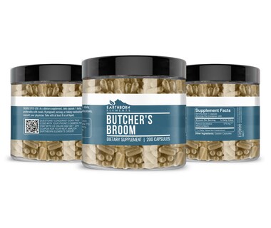 Foto 4 | Foto 4 | Suplementos Herbales Earthborn Elements Butcher's Broom 200 Cápsulas - Venta Internacional.