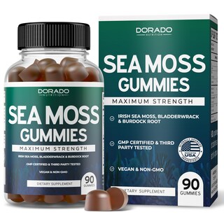 Foto 1 | Foto 1 | Gomitas Sea Moss Dorado Nutrition De 3000 Mg Con Bladderwrack - Venta Internacional.