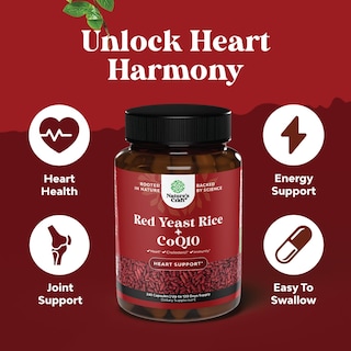 Foto 3 | Foto 3 | Suplemento De Arroz De Levadura Roja Artesanal De Natures, 1200 Mg Con 100 Mg De Coq10 - Venta Internacional.