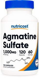 Foto 1 | Foto 1 | Suplemento Nutricost Sulfato De Agmatina 1000 Mg 120 Cápsulas - Venta Internacional.