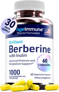Foto 1 | Foto 1 | Suplemento Ageimmune Berberine 1000 Mg Con Prebiótico De Inulina - Venta Internacional.