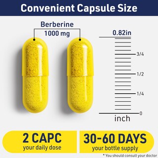 Foto 7 | Foto 7 | Suplemento Ageimmune Berberine 1000 Mg Con Prebiótico De Inulina - Venta Internacional.