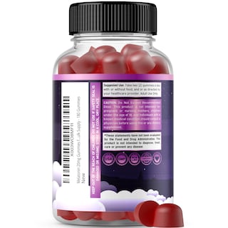Foto 3 | Foto 3 | Gomitas De Melatonina Dorado Nutrition 20 Mg Para Adultos (180 Unidades) - Venta Internacional.