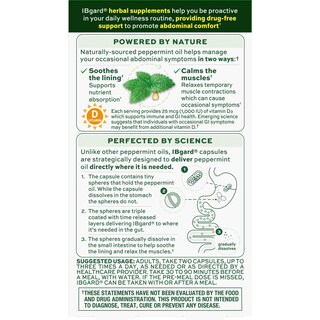 Foto 7 | Foto 7 | Suplemento IBgard de Aceite de Menta con Vitamina D para la Salud Intestinal 48 Cápsulas- Venta Internacional