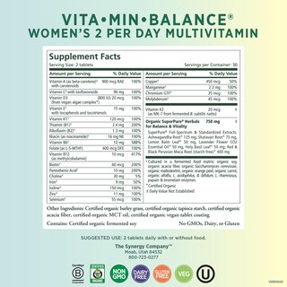 Foto 2 | Foto 2 | Multivitamínico Pure Synergy Vita·min·balance Women 60 Comprimidos - Venta Internacional