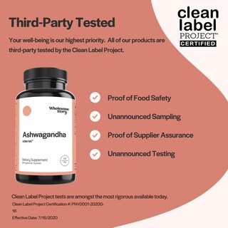 Foto 4 | Foto 4 | Suplementos de Ashwagandha Vegana Wholesome Story 300 mg 60 Cápsulas - Venta Internacional