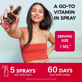 Foto 5 | Foto 5 | Aerosol Sublingual de Vitamina B12 Nutraharmony 5000 mcg 60 ml - Venta Internacional