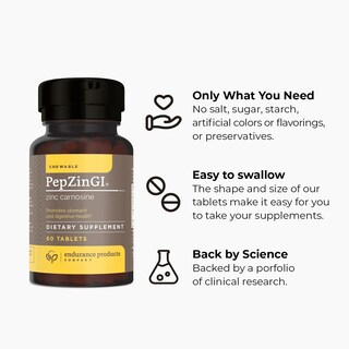 Foto 5 | Foto 5 | Suplemento Endurance Products Zinc Carnosine de 60 Tabletas-Venta Internacional