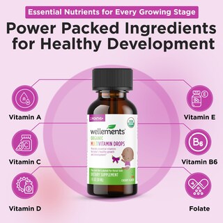 Foto 5 | Foto 5 | Suplemento Wellements Multivitamínico de 30 ml para Bebé-Venta Internacional