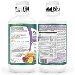 Foto 2 | Foto 2 | Multivitaminas Líquidas Vital Earth Super Multi 946 ml con Taza - Venta Internacional