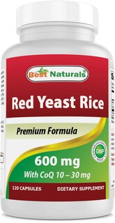 Foto 1 | Foto 1 | Suplemento Best Naturals de Arroz de Levadura Roja con CoQ10 120 Cápsulas - Venta Internacional