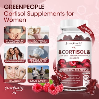 Foto 3 | Foto 3 | Suplemento Greenpeople de Cortisol de 90 Gomitas-Venta Internacional