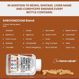 Foto 3 | Foto 3 | Suplement Clean Nutraceuticals Lions Mane Mushroom 20 En 1 - Venta Internacional.