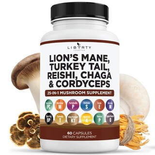 Foto 1 | Foto 1 | Suplemento Liberty Lifestyle Lifestyle Lions Mane Hongo Con Cola De Pavo Reishi Cordyceps Chaga - Venta Internacional.