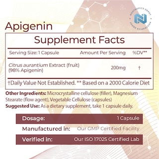 Foto 2 | Foto 2 | Suplemento Nootropics Depot Apigenina, 200 Mg - Venta Internacional
