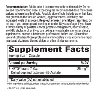 Foto 3 | Foto 3 | Suplemento Nature's Way 7-keto Dhea Metabolito 25 Mg 60 Cápsulas - Venta Internacional.
