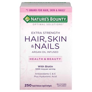 Foto 1 | Foto 1 | Complementa 250 Cápsulas Blandas Para Cabello, Piel Y Uñas De Nature's Bounty - Venta Internacional.