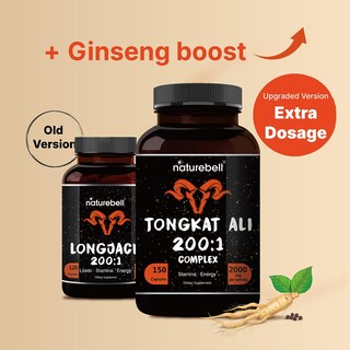 Foto 3 | Foto 3 | Suplemento Naturebell Tongkat Ali 200:1 Extracto 2000 Mg - Venta Internacional.