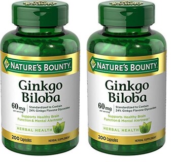 Foto 1 | Foto 1 | Suplemento Nature's Bounty Ginkgo Biloba 60 Mg 200 Cápsulas X2 - Venta Internacional.