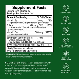 Foto 2 | Foto 2 | Suplemento Brainmd Dr. Amen, Serotonina, Apoyo Al Estado De Ánimo, 120 Cápsulas - Venta Internacional.