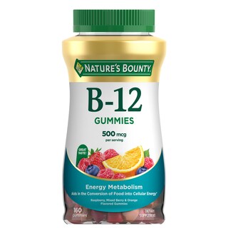 Foto 1 | Foto 1 | Suplemento: Gomitas De Vitamina B12 De Nature's Bounty, 500 Mcg, 160 Unidades - Venta Internacional.