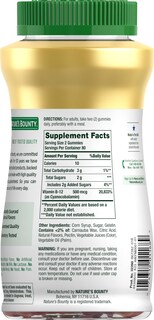 Foto 7 | Foto 7 | Suplemento: Gomitas De Vitamina B12 De Nature's Bounty, 500 Mcg, 160 Unidades - Venta Internacional.