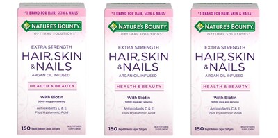 Foto 1 | Foto 1 | Suplemento Nature's Bounty Extra Strength Para Cabello, Piel Y Uñas, 150 Unidades, Paquete De 3 - Venta Internacional.