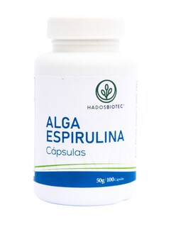 Foto 2 | Foto 2 | Alga Espirulina Cápsulas Hadosbiotec Pack 3 Piezas 100 Cápsulas 50 G C/u Ingredientes Naturales 100% Alga Espirulina Maxima Sin