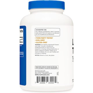 Foto 2 | Foto 2 | L-carnitina Tartrato 1000 Mg Nutricost 240 Cápsulas