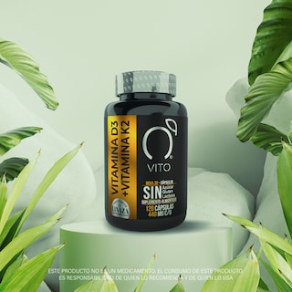 Foto 5 | Foto 5 | Suplemento Alimenticio Vito Vitamina D3 + K2 con Aceite de Linaza 120 cápsulas 440 mg