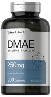Foto 1 | Foto 1 | Suplemento Horbaach Dmae 250 Mg 200 Cápsulas Sin Ogm Sin Gluten - Venta Internacional.