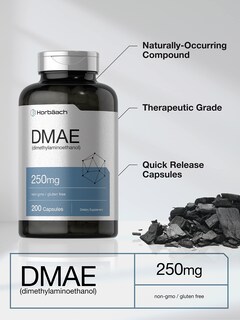 Foto 3 | Foto 3 | Suplemento Horbaach Dmae 250 Mg 200 Cápsulas Sin Ogm Sin Gluten - Venta Internacional.