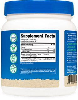 Foto 5 | Foto 5 | Suplemento Nutricost De Inulina Orgánica En Polvo, 454 G Con 7 G De Fibra - Venta Internacional.