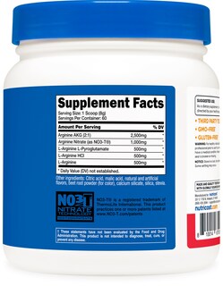 Foto 5 | Foto 5 | Ponche De Frutas Con Complejo De L-arginina Supplement Nutricost, 60 Porciones - Venta Internacional.
