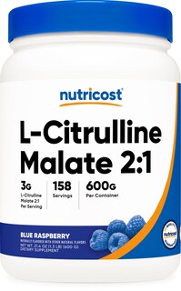 Foto 1 | Foto 1 | Suplemento Nutricost L-citrulina Malato 2:1 600 G De Frambuesa Azul - Venta Internacional.