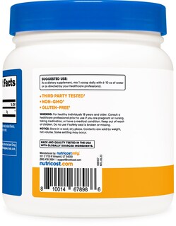 Foto 4 | Foto 4 | Suplemento De L-glutamina Nutricost, 500 G, Sabor A Melocotón Y Mango - Venta Internacional.