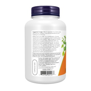 Foto 3 | Foto 3 | Suplementos Now Foods Testojack 200 Con Tongkat Ali 120 Cápsulas - Venta Internacional.