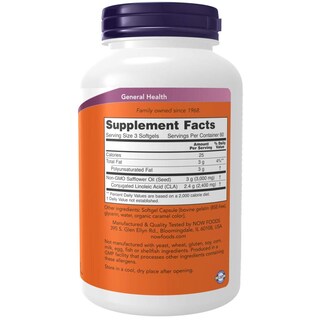 Foto 2 | Foto 2 | Suplementos Now Foods Cla (ácido Linoleico Conjugado) 800 Mg 180 Cápsulas Blandas - Venta Internacional.
