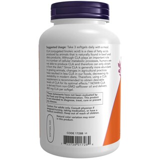 Foto 3 | Foto 3 | Suplementos Now Foods Cla (ácido Linoleico Conjugado) 800 Mg 180 Cápsulas Blandas - Venta Internacional.