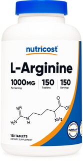 Foto 1 | Foto 1 | Suplemento Nutricost En Tabletas De L-arginina De 1000 Mg (150 Tabletas) - Venta Internacional.