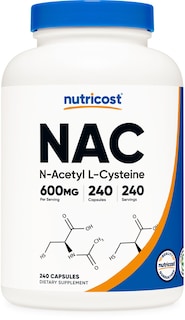 Foto 1 | Foto 1 | Suplemento Nutricost De N-acetil L-cisteína (nac) 600 Mg 240 Cápsulas - Venta Internacional.