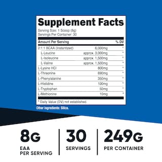 Foto 2 | Foto 2 | Suplemento Nutricost Eaa En Polvo 30 Porciones Sin Sabor - Venta Internacional.