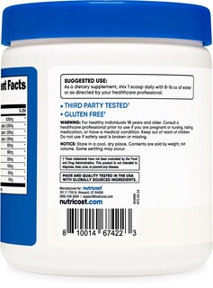 Foto 4 | Foto 4 | Suplemento Nutricost Eaa En Polvo 30 Porciones Sin Sabor - Venta Internacional.