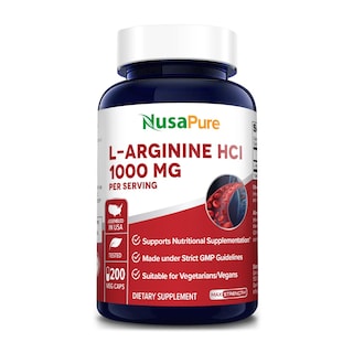 Foto 1 | Foto 1 | Suplemento Nusapure L-arginina 1000 Mg 200 Cápsulas Vegetarianas - Venta Internacional.