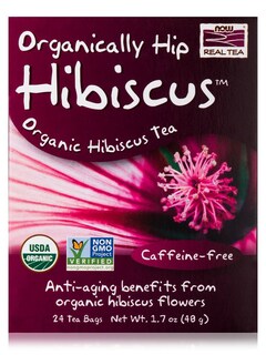 Foto 2 | Foto 2 | 24 Bolsas De Tea Now Foods Organic Hip Hibiscus Sin Cafeína - Venta Internacional.