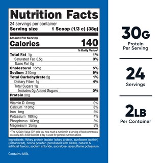 Foto 2 | Foto 2 | Proteína En Polvo Nutricost Whey Protein Isolate 2 Kg - Milk Choco - Venta Internacional.